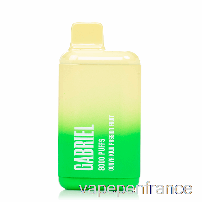 Uwell Gabriel Bf8000 Stylo Vape Jetable Goyave Kiwi Fruit De La Passion